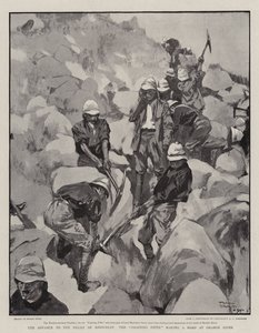 The Advance to the Relief of Kimberley, the Fighting Fifth Making a Road at Orange River